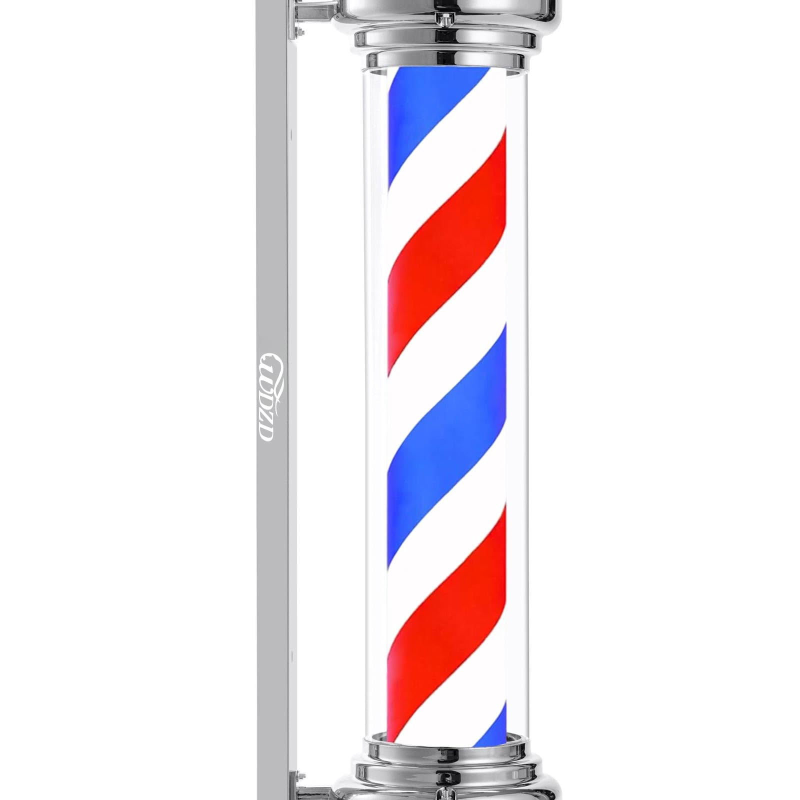 Amazon.com: WDZD 45'' Silver Barber Pole Light : Office Products